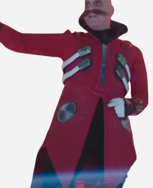 Jim Carrey Red Coat Sonic the Hedgehog 3