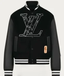 Louis Vuitton X NBA Basketball Black Jacket