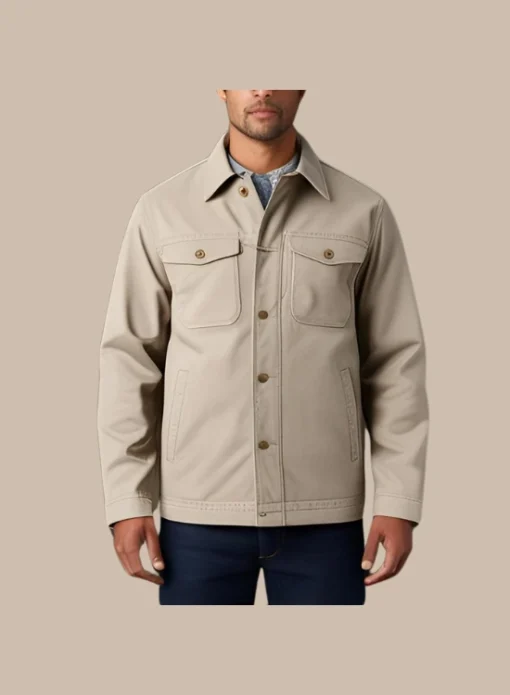 Mens Lightweight Canvas Jacket