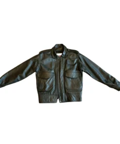 Men's Perrone Aviation Apparel Black Leather Jacket