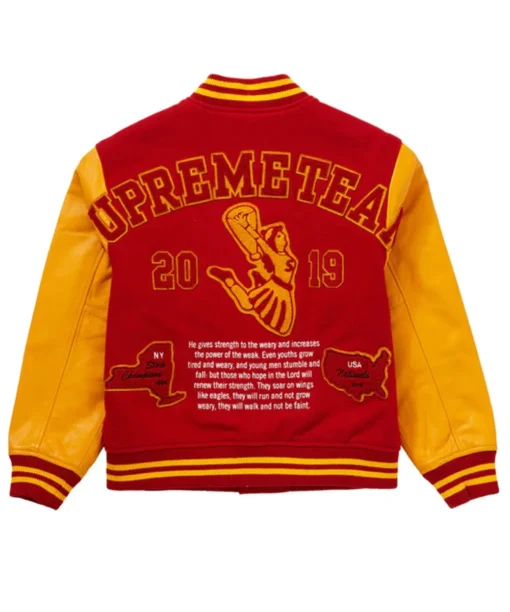 Men’s Supreme Team S Letterman Jacket On Sale