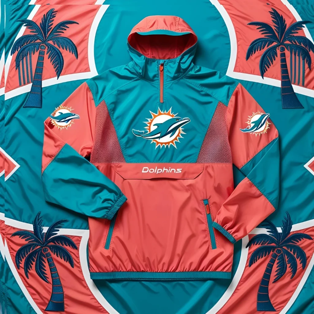 Miami Dolphin Windbreaker Jacket
