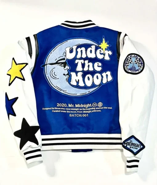 Mr. Midnight Under The Moon Wool Varsity Jacket