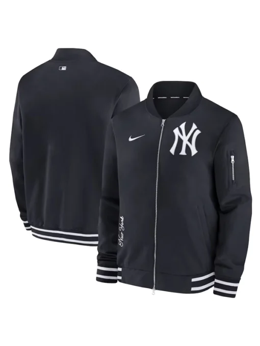 New York Yankees Black Bomber Jacket