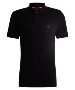 Patch Stretch-Cotton Slim-Fit Polo Shirt