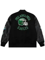 Philadelphia Eagles Black Varsity Jacket For Men and Women