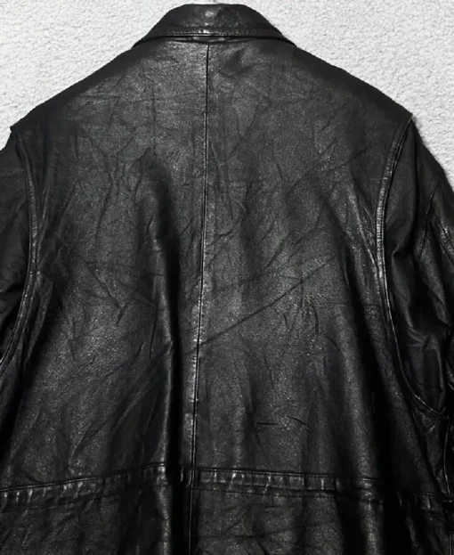 Shop John Ashford Black Leather Jacket