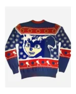 Sonic The Hedgehog Blue Christmas Sweater