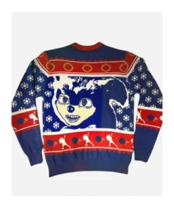 Sonic The Hedgehog Blue Christmas Sweater