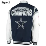 Super Bowl 5x Champions Dallas Cowboys Varsity Letterman Jacket