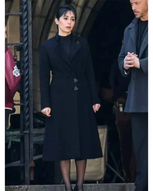 The Penguin Sofia Falcone Wool Coat