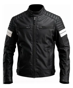 Vuitton Classic Biker Black Leather Jacket