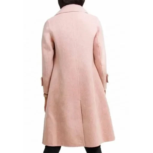 About Fate Emma Roberts Pink Coat back