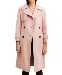 About Fate Emma Roberts Pink Coat front