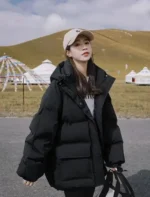 Baggy Black Puffer Jacket