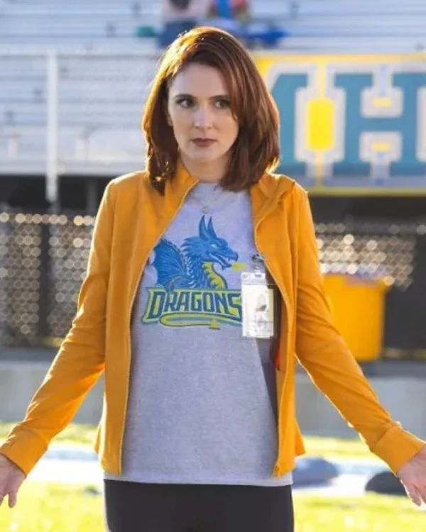 English Teacher Stephanie Koenig Jacket front