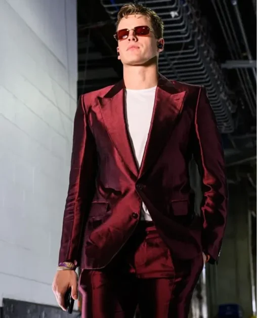 Joe Burrow Maroon Coat