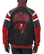 Men's NFL Buccaneers Suede Jacket back