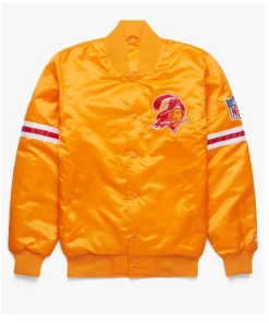 Men's Tampa Bay Buccaneers Orange Satin Jacket