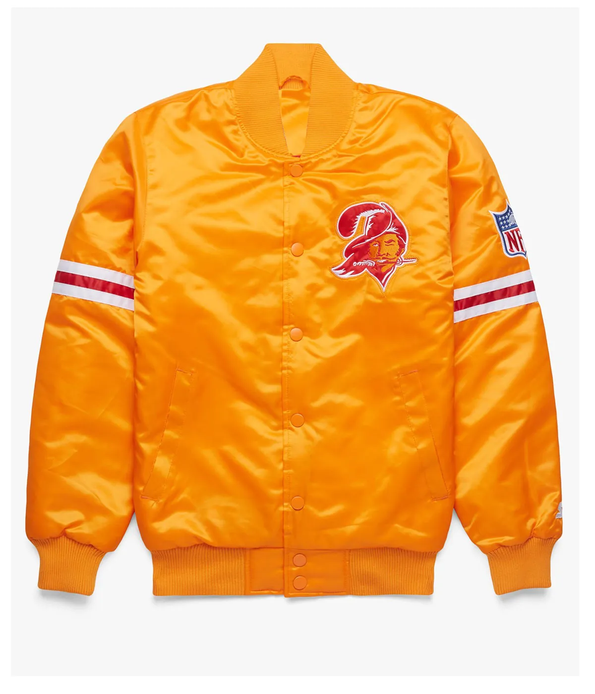 Men's Tampa Bay Buccaneers Orange Satin Jacket