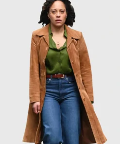 Missing You S01 Kat Donovan Brown Coat front