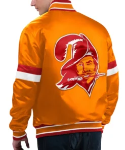 NFL Tampa Bay Buccaneers Orange Starter Jacket back