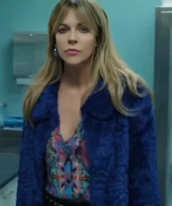 TV Series High Potential Kaitlin Olson Fur Jacket front