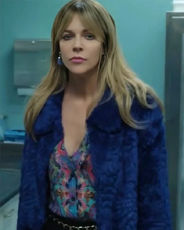 TV Series High Potential Kaitlin Olson Fur Jacket front