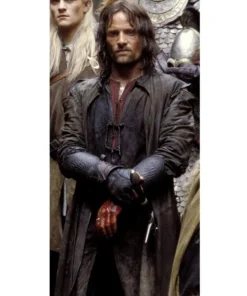 The Lord of the Rings Aragorn Leather Duster front