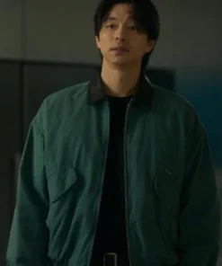 The Trunk Gong Yoo Green Cotton Jacket