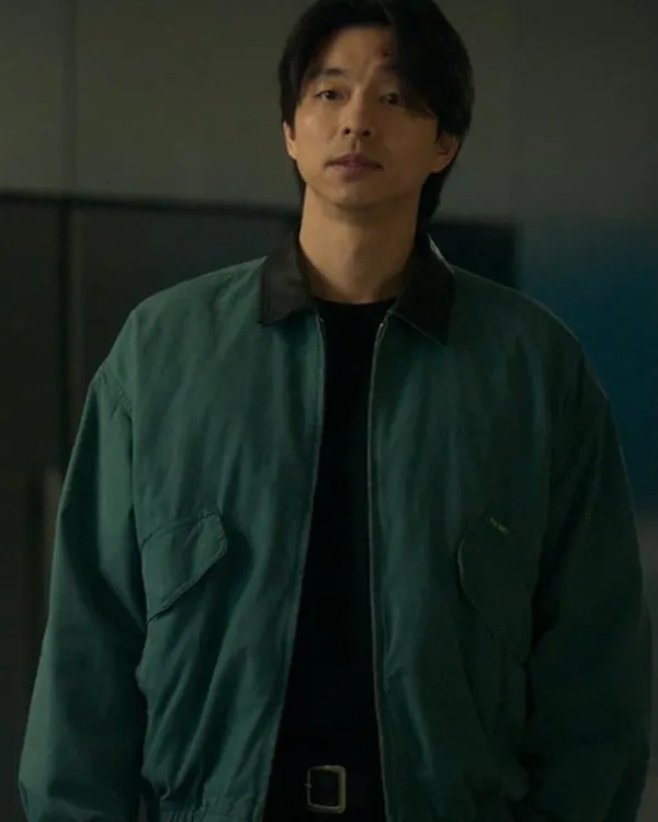 The Trunk Gong Yoo Green Cotton Jacket