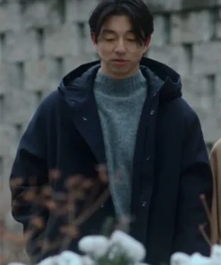 The Trunk S01 Gong Yoo Blue Hooded Coat