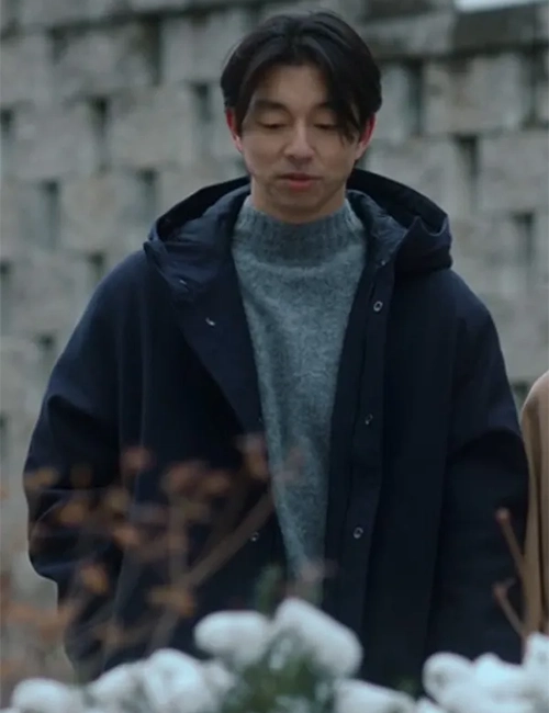 The Trunk S01 Gong Yoo Blue Hooded Coat