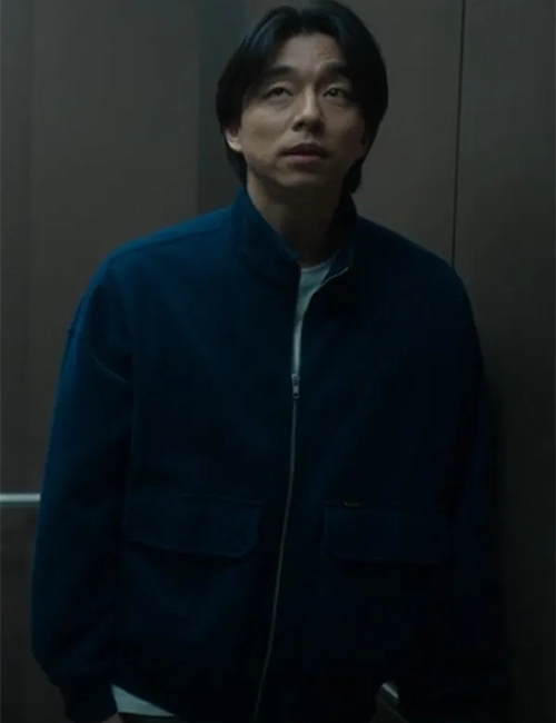 The Trunk S01 Gong Yoo Blue Jacket front