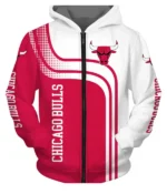 Chicago Bulls 3D Zip Up Hoodie Jacket Buy