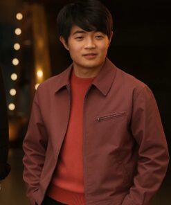 Ben Wang Karate Kid Legends Pink Jacket