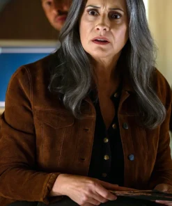 Criminal Minds Evolution S18 Emily Prentiss Suede Jacket