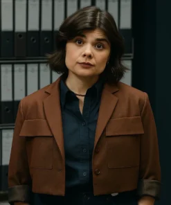 Death Valley S01 Gwyneth Keyworth Brown Blazer