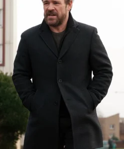 Dept. Q S01 Jamie Sives Black Coat