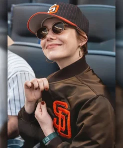 Emma Stone San Diego Padres Jacket