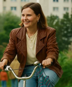 Kleo S02 Jella Haase Brown Jacket