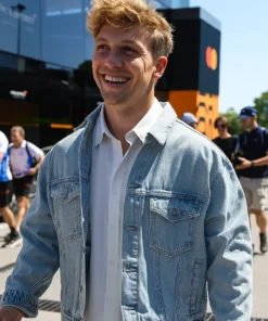 Liam Lawson F1 Grand Prix Denim Jacket