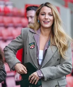 Blake Lively Wrexham Coat