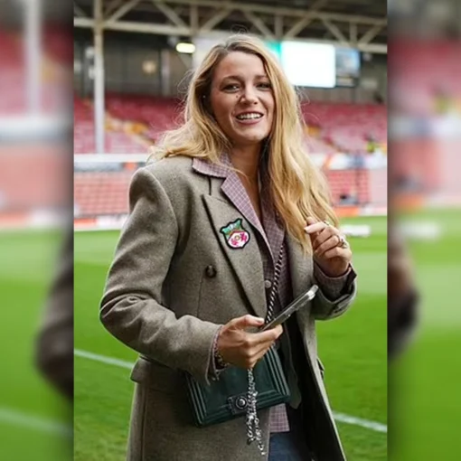 Blake Lively Wrexham Coat Sale
