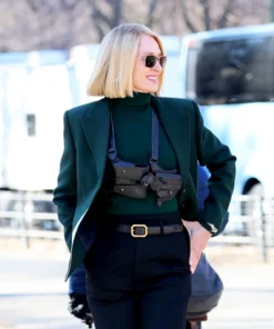 Dexter Resurrection Uma Thurman Green Blazer