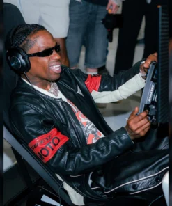 F1 Miami Travis Scott Leather Jacket