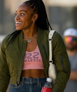 Forever Keisha Clark Green Jacket