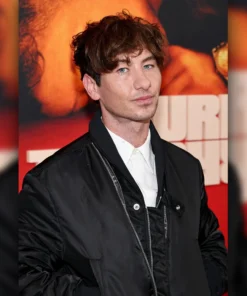 Hurry Up Tomorrow Premiere Barry Keoghan Polyester Jacket
