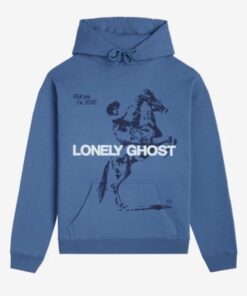 Lonely Ghost Blue Hoodie