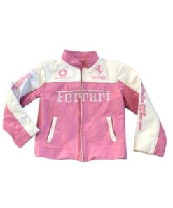 Pink Ferrari Leather Jacket